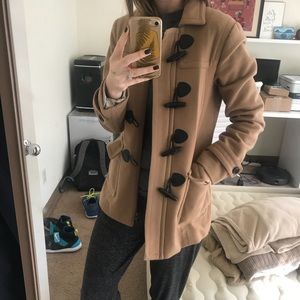Women’s banana republic camel toggle coat